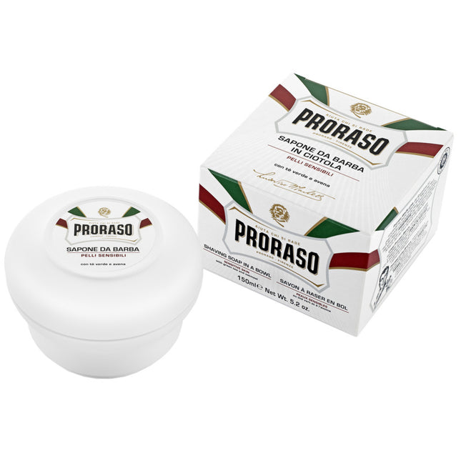 Proraso WHITE LINE Skutimosi muilas jautriai odai, 150ml