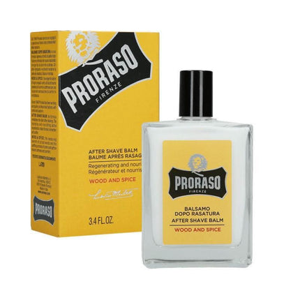 PRORASO WOOD AND SPICE balzamas po skutimosi, 100 ml - Beauty Kit