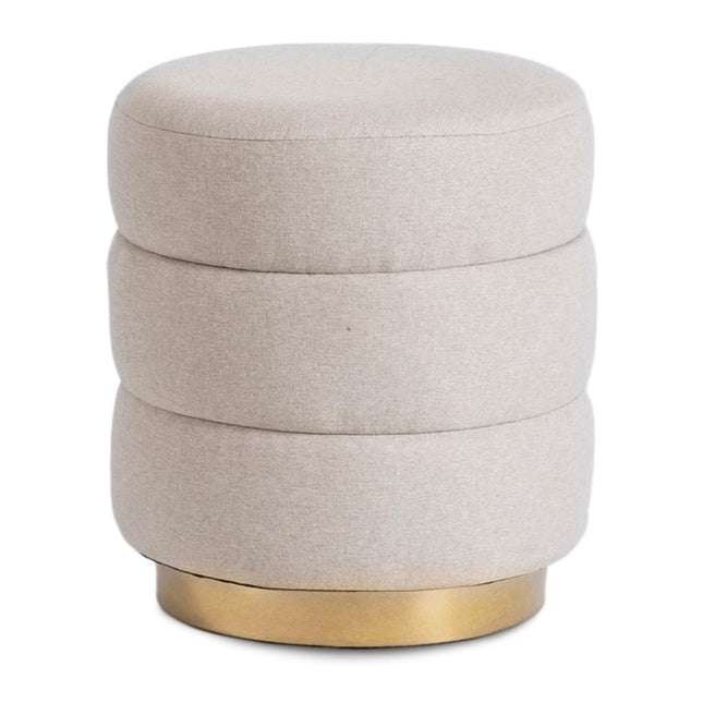 Pufas AURA, smėlio spalvos