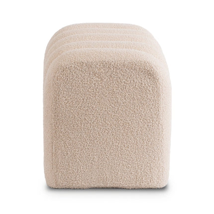 Pufas KARBON, smėlio spalvos