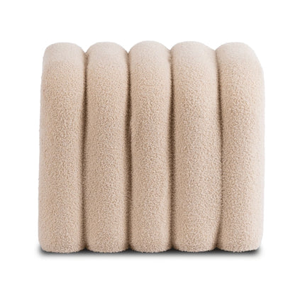 Pufas KARBON, smėlio spalvos