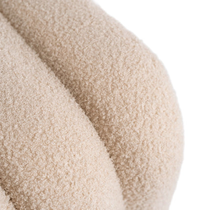 Pufas KARBON, smėlio spalvos