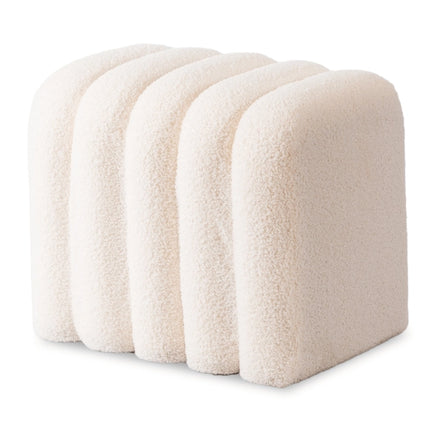 Pufas KARBON, kreminės spalvos