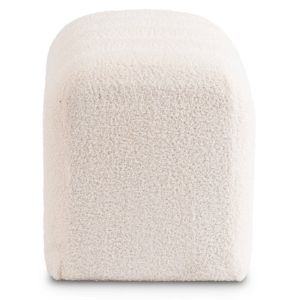 Pufas KARBON, kreminės spalvos