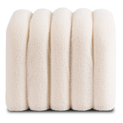 Pufas KARBON, kreminės spalvos