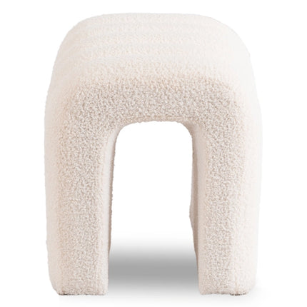 Pufas PIKSEL, kreminės spalvos