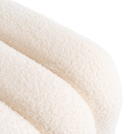 Pufas PIKSEL, kreminės spalvos