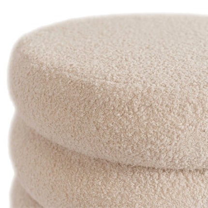 Pufas ROSSA, smėlio spalvos
