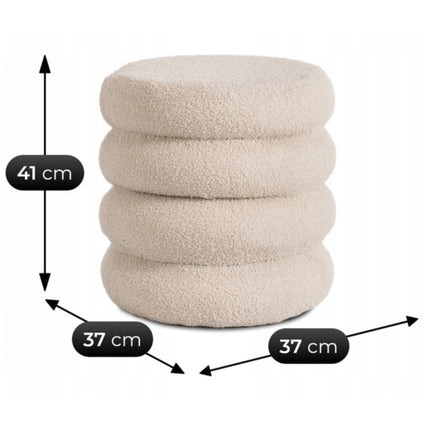 Pufas ROSSA, smėlio spalvos