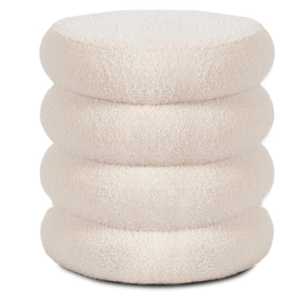 Pufas ROSSA, kreminės spalvos