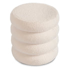 Pufas ROSSA, kreminės spalvos