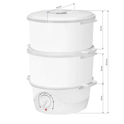 Rankšluosčių džiovintuvas ELEGANTE 21 600W, baltas - Beauty Kit