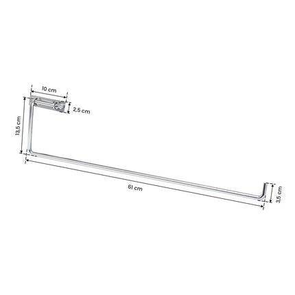 SILLON towel roll holder for beauty chair - details