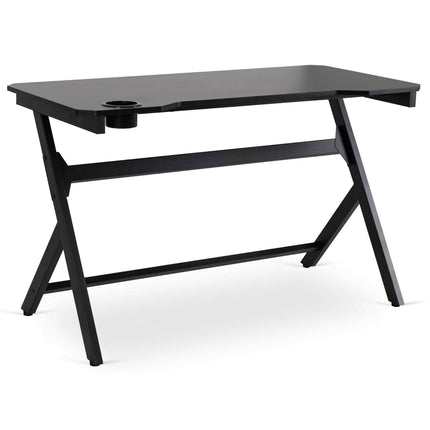Rašomasis stalas Gamer BLECK 120 cm, juodas - Beauty Kit
