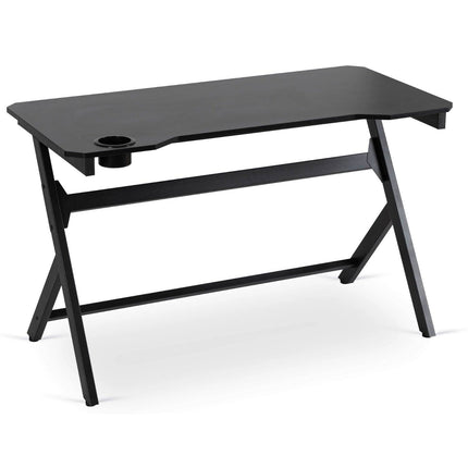 Rašomasis stalas Gamer BLECK 120 cm, juodas - Beauty Kit