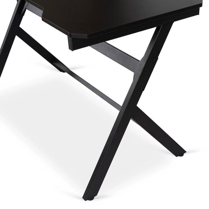 Rašomasis stalas Gamer BLECK 120 cm, juodas - Beauty Kit