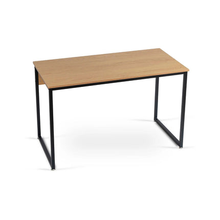 Rašomasis stalas ROSS 120 cm, auksinis ąžuolas/juodas - Beauty Kit