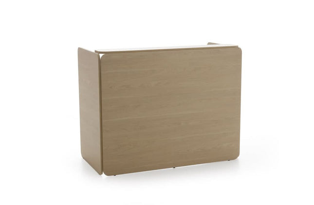 Registratūros stalas Nat, ruda spalva