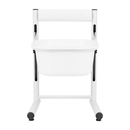 Reguliuojamo aukščio pedikiūro vonelė su pakoju, balta - Beauty Kit