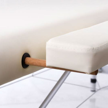 RESTPRO ALU 2 (L) CREAM (kreminės spalvos) nešiojamas masažo stalas (kušetė) - Beauty Kit