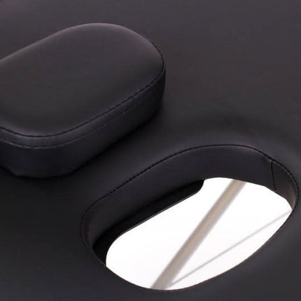 RESTPRO ALU 2 (L) juodas nešiojamas masažo stalas (kušetė) - Beauty Kit