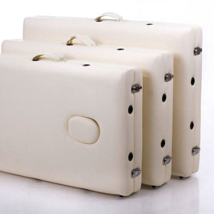 RESTPRO ALU 2 (M) Kreminis sulankstomas masažo stalas (kušetė) - Beauty Kit