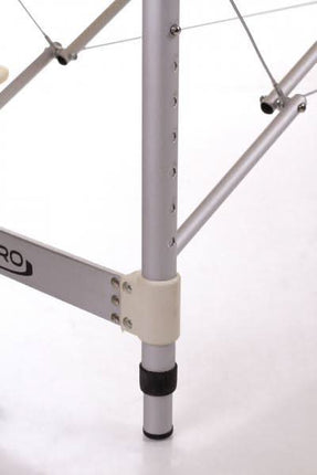 RESTPRO ALU 2 (M) Kreminis sulankstomas masažo stalas (kušetė) - Beauty Kit