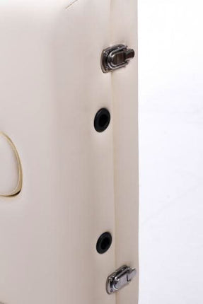 RESTPRO ALU 2 (M) Kreminis sulankstomas masažo stalas (kušetė) - Beauty Kit