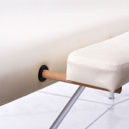 RESTPRO ALU 3 Cream (kreminės spalvos) sulankstomas masažo stalas (kušetė) - Beauty Kit