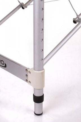 RESTPRO ALU2 (M) Juodas lengvas nešiojamas masažo stalas-gultas (kušetė) - Beauty Kit