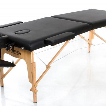 RESTPRO Classic-2 Juodas, masažo stalas-gultas (kušetė) - Beauty Kit