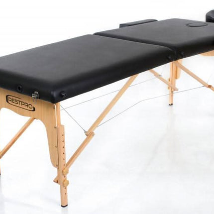 RESTPRO Classic-2 Juodas, masažo stalas-gultas (kušetė) - Beauty Kit