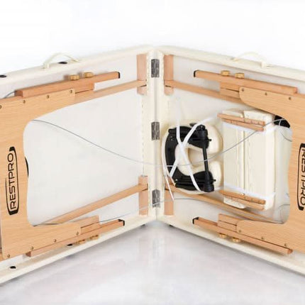 RESTPRO Classic-2 kreminis masažo stalas-gultas (kušetė) - Beauty Kit