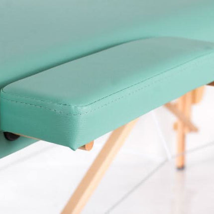 RESTPRO Classic-2 Mėlynai žalias masažo stalas-gultas (kušetė) - Beauty Kit