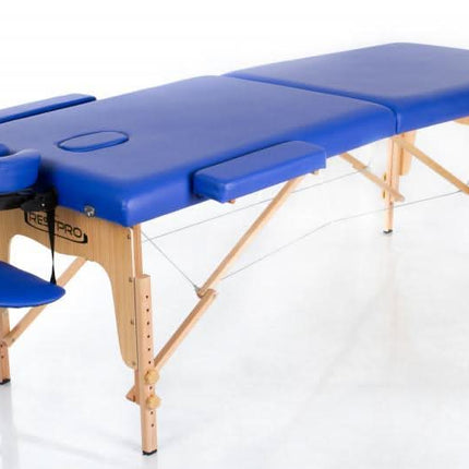 RESTPRO Classic-2 mėlynas masažo stalas-gultas (kušetė) - Beauty Kit