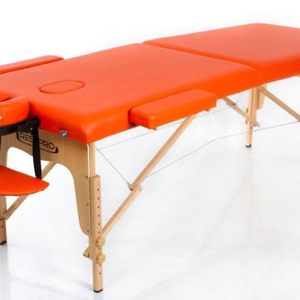 RESTPRO Classic-2 oranžinis masažo stalas-gultas (kušetė) - Beauty Kit