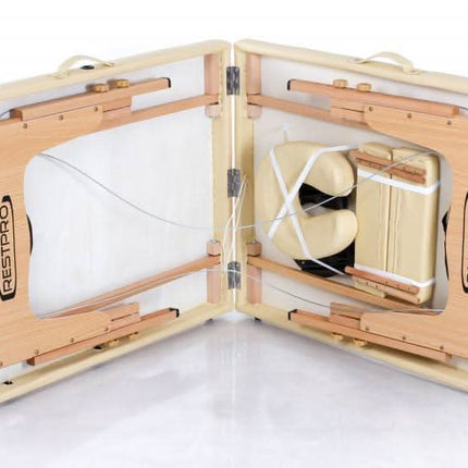 RESTPRO Classic-2 pilkas masažo stalas (kušetė) - Beauty Kit