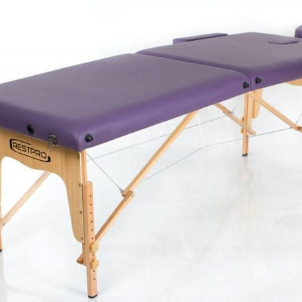 RESTPRO Classic-2 Purpurinis masažo stalas-gultas (kušetė) - Beauty Kit