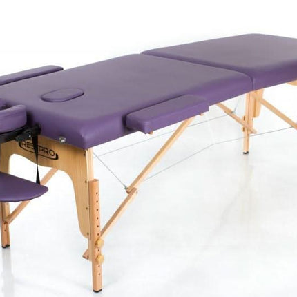 RESTPRO Classic-2 Purpurinis masažo stalas-gultas (kušetė) - Beauty Kit