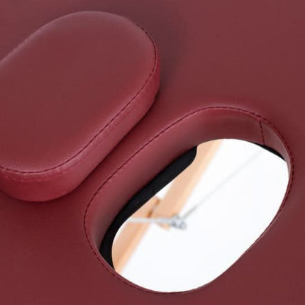 RESTPRO Classic-2 Raudono vyno splavos masažo stalas-gultas (kušetė) - Beauty Kit