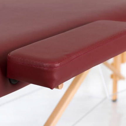 RESTPRO Classic-2 Raudono vyno splavos masažo stalas-gultas (kušetė) - Beauty Kit