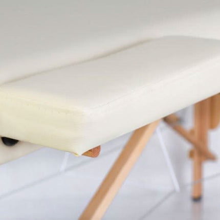 RESTPRO Classic-3 kreminis sulankstomas masažo stalas (kušetė) - Beauty Kit