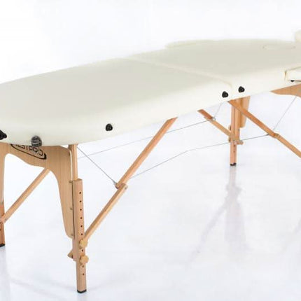 RESTPRO Classic Oval 2 Cream (kreminės spalvos) masažo stalas-gultas - Beauty Kit