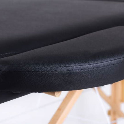 RESTPRO Classic Oval 2 juodas masažo stalas (kušetė) - Beauty Kit