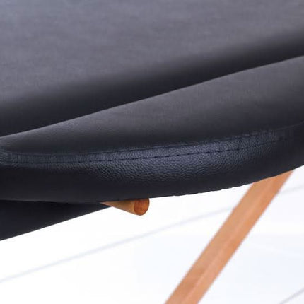 RESTPRO Classic Oval 3 Juodos spalvos sulankstomas masažo stalas (kušetė) - Beauty Kit