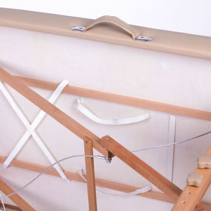 RESTPRO Memory 2 smėlio spalvos sulankstomas masažo stalas (kušetė) - Beauty Kit