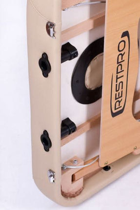 RESTPRO Memory 2 smėlio spalvos sulankstomas masažo stalas (kušetė) - Beauty Kit