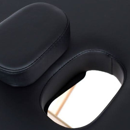 RESTPRO VIP OVAL 2 juodos spalvos ne6iojamas masažo stalas (kušetė) - Beauty Kit