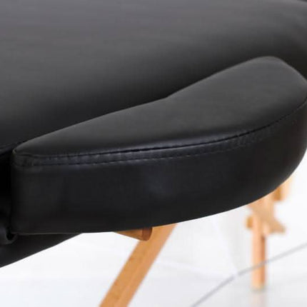 RESTPRO VIP OVAL 3 juodas nešiojamas masažo stalas-gultas - Beauty Kit