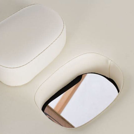 RESTPRO VIP OVAL 3 kreminės spalvos nešiojamas masažo stalas-gultas - Beauty Kit